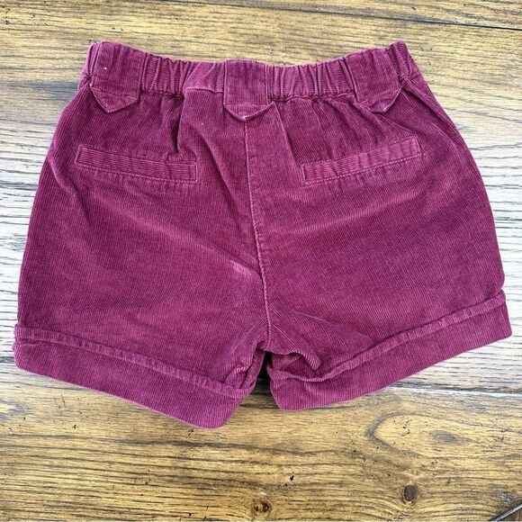 Hanna Andersson Burgundy Cord Shorts - Picture 3 of 3